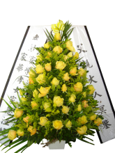 C07 中式悼念花籃