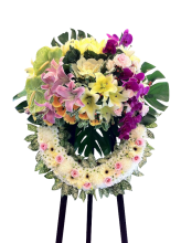 Q01 西式悼念花圈