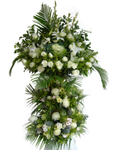 S18 西式悼念花籃(三層)