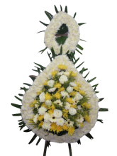 D02 中式悼念花圈