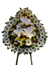 D06 中式悼念花圈