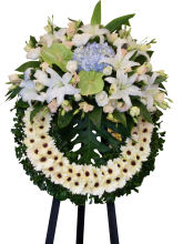 Q07 西式悼念花圈