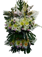 S31 西式悼念花籃(雙層)