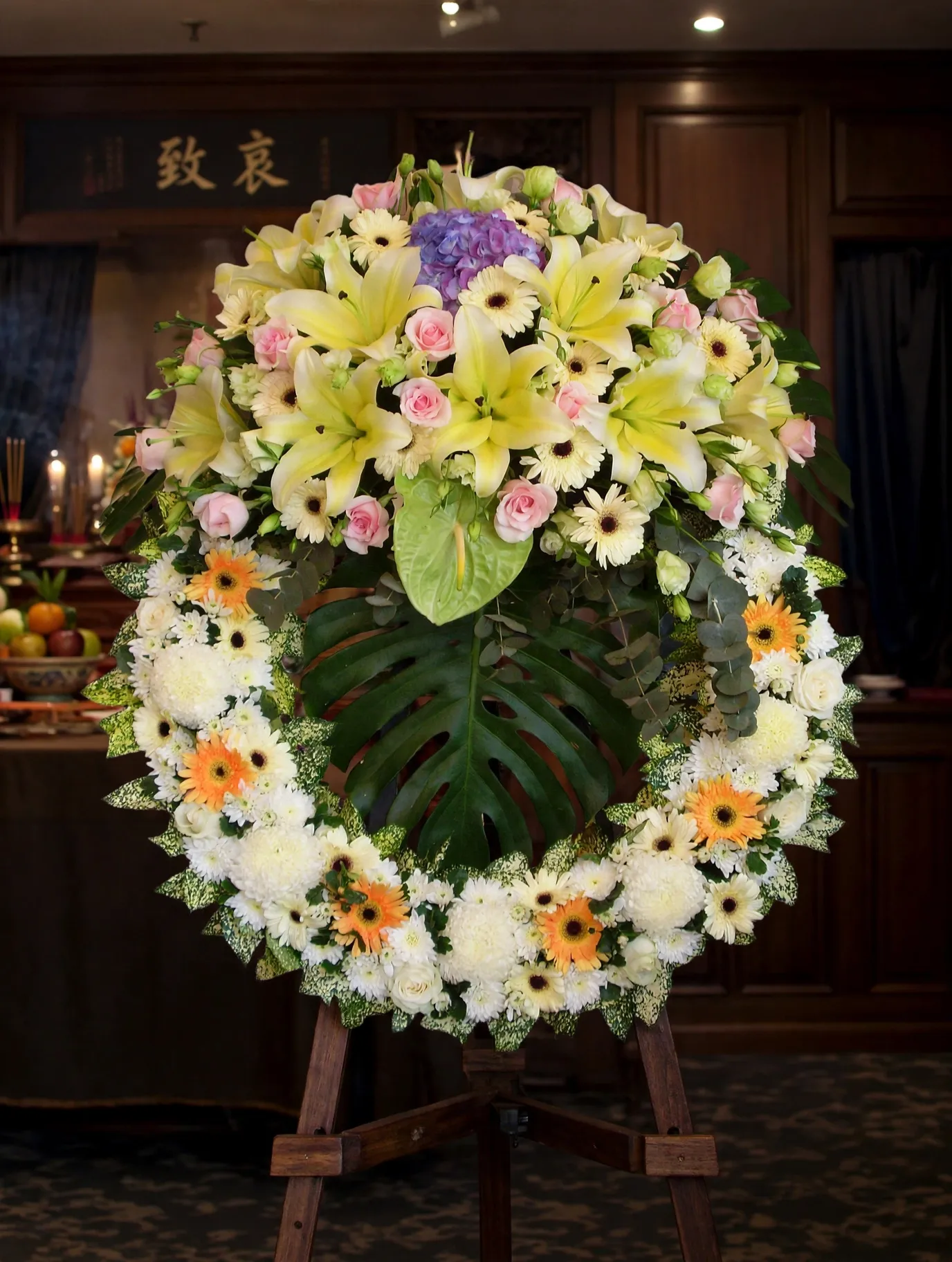 Q06 西式悼念花圈