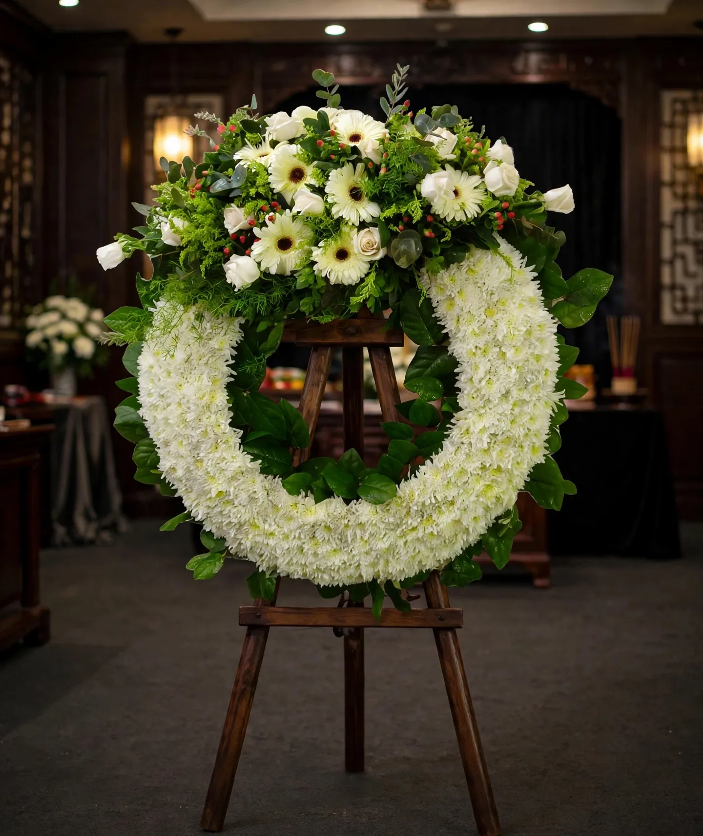 Q02 西式悼念花圈